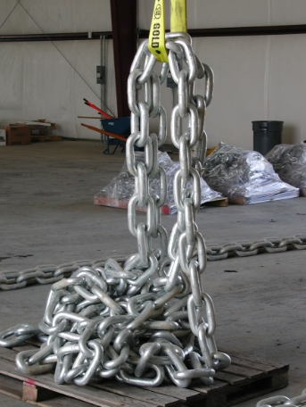 YINGHANG φ12.5-28MM 27.5M MARINE HARDWARE GALVANIZED ANCHOR CHAIN LINK SHIP MARINE ANCHOR CHAIN