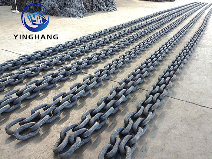 YINGHANG φ12.5-28MM 27.5M MARINE HARDWARE BEACON CHAIN LINK SHIP MARINE ANCHOR CHAIN