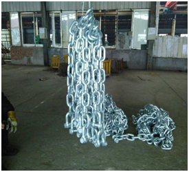 YINGHANG Φ30-60MM 27.5M MARINE HARDWARE GALVANIZED ANCHOR CHAIN SHIP MARINE ANCHOR CHAIN