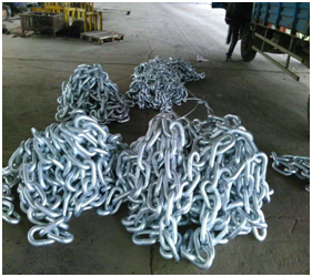 YINGHANG φ12.5-28MM 27.5M MARINE HARDWARE GALVANIZED ANCHOR CHAIN LINK SHIP MARINE ANCHOR CHAIN